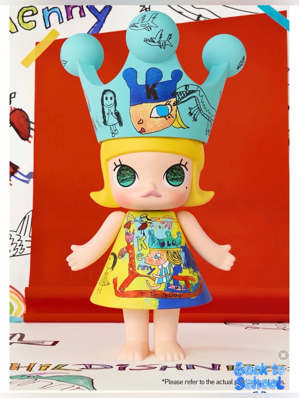 POP MART MEGA Royal Molly 400% Childishness Sealed NWT, condirmed - Picture 6 of 9
